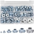 thumbnail image 1 of High-Quality T-Nuts For Indoor Outdoor Use, Anti-Rust Galvanized Steel Furniture Woodworking Versatile Fasteners, 1 of 5