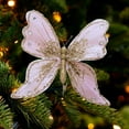 thumbnail image 3 of Steadline Christmas Butterfly Ornaments Fabric Butterfly Christmas Tree Ornament with Glitter Finish for Wreath Decoration Ceiling Wall Display and Holiday Party Celebration, 3 of 7
