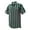 Evergreen/Stone, variant on Monterey Club Men's Combed Cotton Vertical Stripe Jersey Sport Golf Polo Shirt #3072