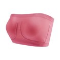 thumbnail image 2 of Byworldtasic Invisible Strapless Bandeau Bra for Women Seamless Non Padded Bras Wireless Push Up Bralettes, 2 of 6