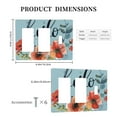 thumbnail image 3 of Flower Hello Daisy Switch Cover Decorative Wall Plate 3-Gang 2-Decor 1-Toggle Standard Size, 3 of 5