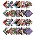 thumbnail image 2 of Soimoi 40Pcs Tribal Print Precut Fabrics Strips Roll Up 1.5 inches Cotton Jelly Rolls For Quilting - Multicolor, 2 of 9