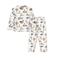 thumbnail image 2 of Uemuo Snake Pattern Womens Pajama Sets,PJ Set for Women,Pajamas for Women Logo,Long Sleeve Pajama Set for Women,Soft Long Sleeve Top With Pants-XX-Large, 2 of 9