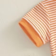 thumbnail image 4 of ITSAME Newborn Infant Girls Outfit Set, Crewneck T-Shirt and Shorts 2-Piece Cute Embroidery Fashion Casual Set Orange 2-3T, 4 of 9