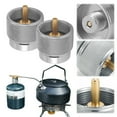 thumbnail image 6 of Yucurem 2Pcs Camping Stove Adapter Long-lasting Propane Adapter Camping Equipment Camping Kitchen Utensils (B), 6 of 10