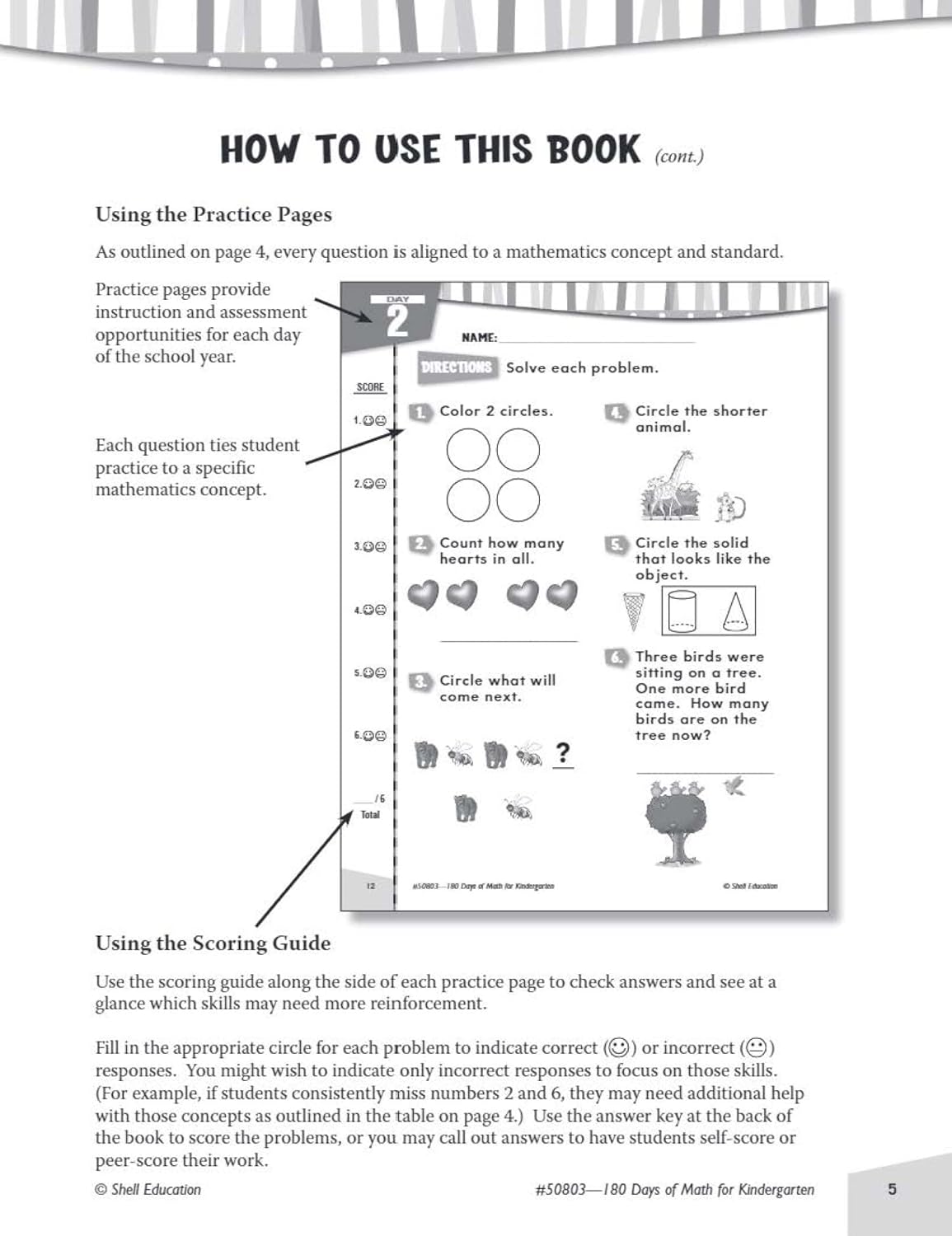180 Days™: Learning Bundle Kindergarten: Reading 2nd Edition & Math Daily Practice Workbooks