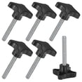 thumbnail image 1 of Uxcell 6-Pack Pomos de Sujeción en Forma de Estrella, Tornillos de Apriete Manual M10x70mm Mango 60mm, 1 of 1