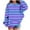 Blue, variant on Odeerbi Teen Girls Hoodies Striped Pullover Hooded Sweatshirts Children's Pattern Printed Round Neck Long Sleeve Hooded Sweatshirt Pink