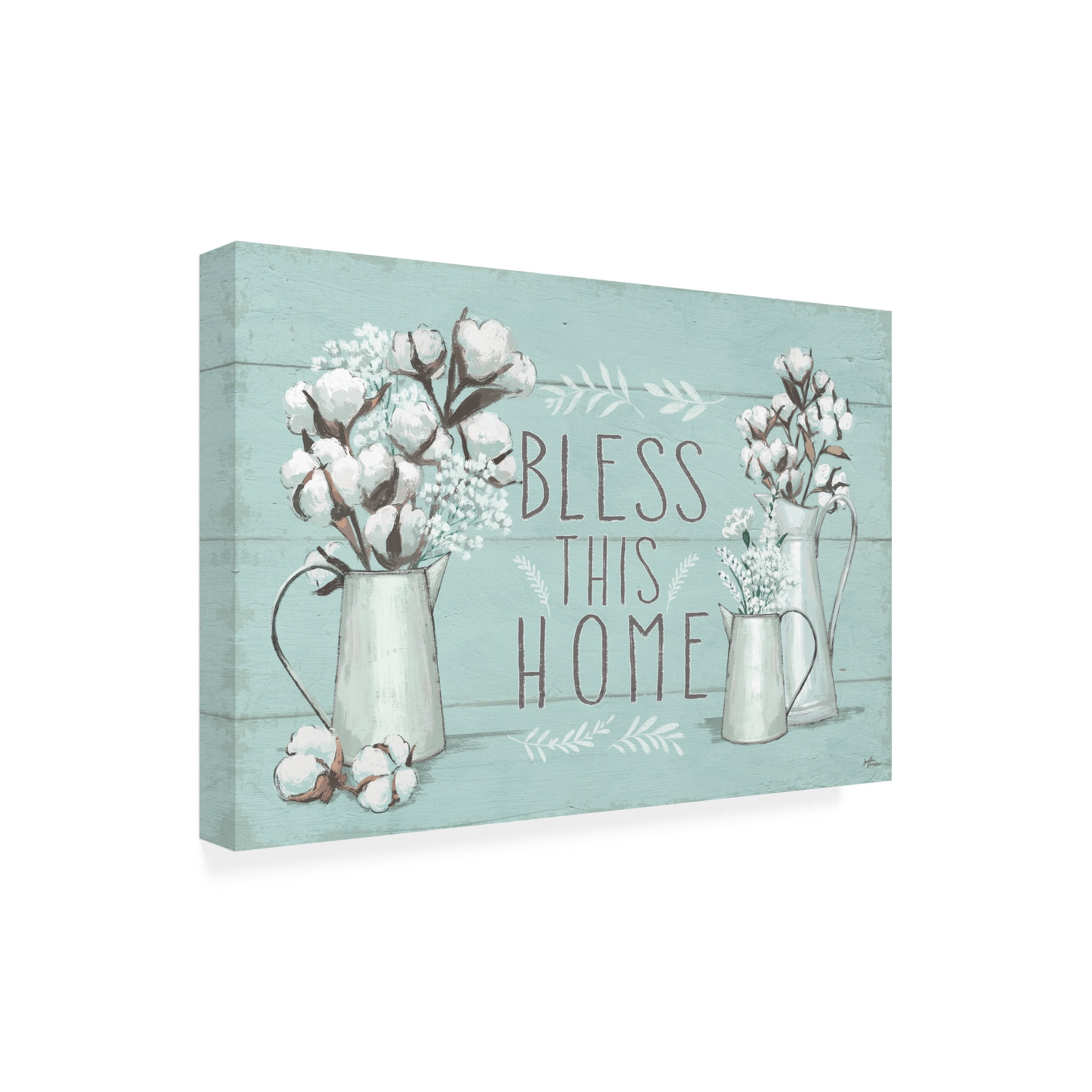 Janelle Penner 'Blessed I Mint' Outdoor Canvas 16x24