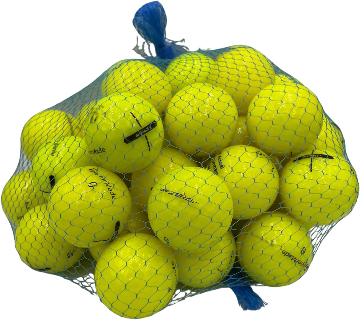 Golf Ball Planet - Taylormade Yellow Mix Recycled Golf Balls (4A/Near Mint, 50 Pack)