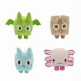thumbnail image 2 of Cute Blocky Cat, Dragon, and Dog Plush Toys, 2 of 8