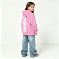 thumbnail image 3 of Shinyii Boys Pullover Hoodie Casual Letter Print Long Sleeve Sweatshirt, Pink, Sizes 2-12, 3 of 7