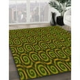 thumbnail image 2 of Ahgly Company Indoor Square Patterned Dark Yellow Green Area Rugs, 6' Square, 2 of 6