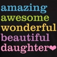 thumbnail image 3 of CafePress - Amazing Daughter Men's Fitted T Shirt (Dark) - Men's Fitted T-Shirt, 3 of 4