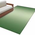 thumbnail image 2 of Green Ombre Runner Rug 2.7x5 FT, Non Slip Entryway Carpet, Modern Gradient Abstract Art Washable Soft Floor Carpet Entrance Mat Non-Shedding Throw Rug for Hallway Laundry Room Bedside, 2 of 9