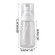 thumbnail image 3 of Botella de pulverización de niebla fina vacía de 80 ml, nebulizador de perfume de viaje pequeño, perfume de aceite, cabello maquillaje, portátil, 3 of 5