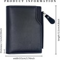 thumbnail image 2 of Aokizkdzsw slim Mens Custom Personalized Wallet, Black, 2 of 6