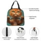 thumbnail image 4 of Easygdp Strong Kitten Lifting Weights Bolsa Térmica Premium - Tela Oxford Impermeable, Gran Capacidad, Bolsillo Frontal, Unisex para Trabajo, Escuela, Actividades al Aire Libre y Picnics, 4 of 8