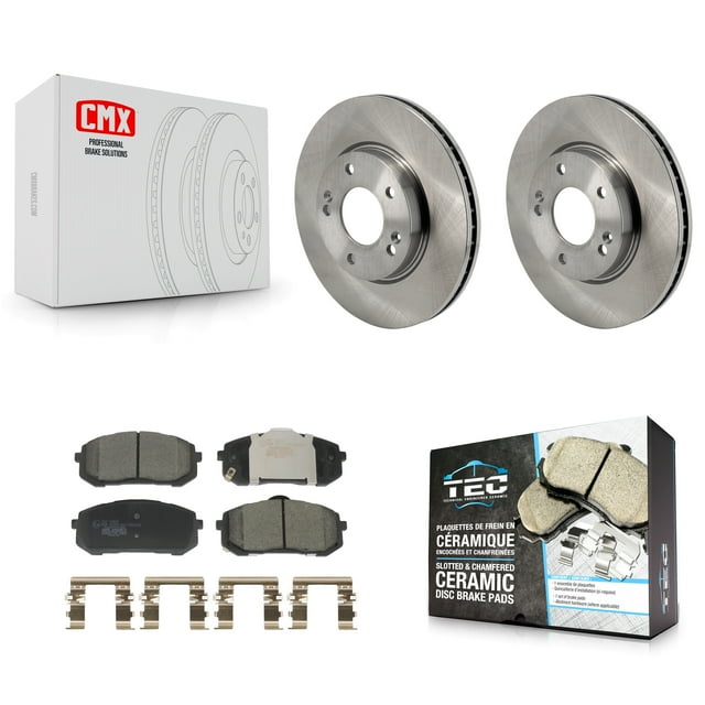 Transit Auto Front Disc Brake Rotors and Ceramic Pads Kit for Car Hyundai Elantra K8T-104490