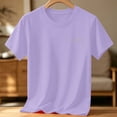 thumbnail image 4 of Ohufall Boys Girls T Shirt Solid Color Small Print Summer Tshirts Toddler Fashion Casual T-shirts 1-13 Year, 4 of 6