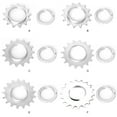thumbnail image 3 of Pignon de Vélo de Montagne à Pignon Fixe, Cogs de Roue, Cogs de Verrouillage, VTT, Anneaux de Verrouillage de Pignon de Bicyclette, Entretien, Accessoires de Pédalier de Cyclisme, Pièces de Remplacement 13T, 3 of 9