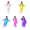 thumbnail image 2 of EVA Material Poncho Reusable Rain Poncho For Outdoor Activities 2 of 13
