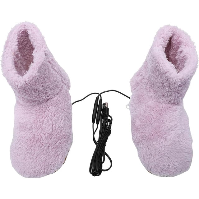 Heated Footwear with Adjustable Ankle Support USB Powered Fast Warming Comfort for Indoor Outdoor Winter Use