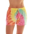 thumbnail image 4 of Just Love Tie Dye Shorts Set for Women 6859-10106-1X (Pink - Social Distance, Large), 4 of 4