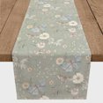 thumbnail image 3 of Creative Products Butterflies On Green 16 x 72 Cotton Twill Table Runner, 3 of 3