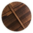 thumbnail image 5 of 2x Multi-Functional Wooden Pot Cover Handle Pan Lid Eco-Friendly Anti-Scalding Wood Baking Pot Lids Cover 36cm & 30cm, 5 of 5