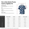 thumbnail image 5 of Fotbe Cute Goose On Blue Sky Camisa Estampada de Manga Corta para Hombre, Casual de Verano, Estilo Playero, Sin Arrugas-4X-Large, 5 of 5