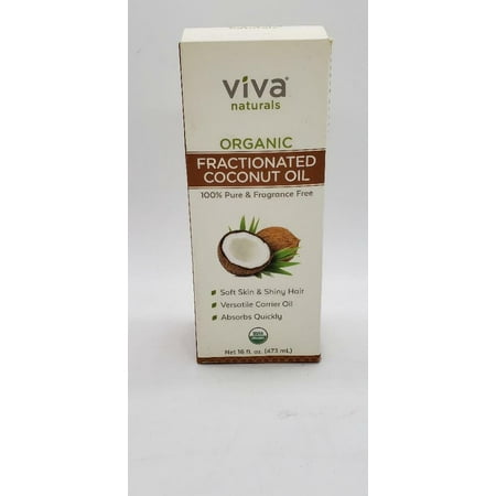 Organic Fractionated Coconut Oil 16oz- Moisturizing Hair & Body Oil  Carrier Oil