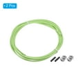 thumbnail image 3 of Uxcell 10Ft Speed Jump Rope Replacement Cable 2.5mm Professional Skipping Rope Steel Wire Light Green 2 Pack, 3 of 6