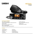 thumbnail image 2 of Radio CB Uniden PRO505XL de 40 canales, diseño compacto, color negro, 2 of 6