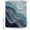 Blue, Teal, Turquoise, variant on Green Grey Shower Curtains for Bathroom, Modern Gradient Abstract Marble Texture Waterproof Fabric Shower Curtain, Decorative Bathroom Curtain for Bathtub, 72"x84", No Hooks Included