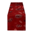 thumbnail image 2 of MMJ Table Cloth Christmas Flag Holiday Dining Table Runner Long Burlap Style Party Layout 13x72in, 2 of 5