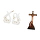 thumbnail image 5 of Estatua de cisne de cerámica, escultura de mesa de cisne, estatua de María, figura de Jesús, artículo religioso católico coleccio, 5 of 8