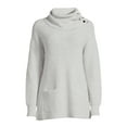 thumbnail image 2 of Martha Stewart Everyday Womens Side Button Cowl Neck Sweater, 2 of 5