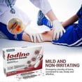 thumbnail image 4 of 100pcs Iodine Swabs Individually Wrapped Disposable, Iodophor Swabs Outdoor Supplies, Packaged Iodine Swabs_c*, 4 of 5