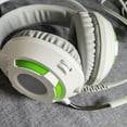 thumbnail image 4 of Ajazz AX120 - 7.1 Channel Stereo Gaming Headset Noise Cancelling Over Ear Headphones with Mic Bass Surround Soft Memory Earmuffs 50mm Drivers White, 4 of 7
