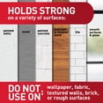 thumbnail image 5 of Command Clear Medium Hooks, Holds 2 lbs, Damage Free Decorating, 6 Hooks, 12 Adhesive Strips, 5 of 11