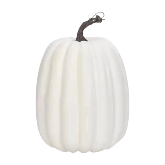 Artificial Faux Pumpkin Set for Farmhouse Rustic Fall Thanksgiving Table Centerpiece, Halloween Kitchen Home Decor Prop for Seasonal Styling and Displays,6x8 Inch