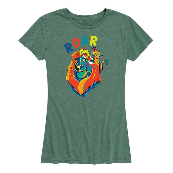 The Lion King - Mufasa & Simba - Roar - Women's Short Sleeve Graphic T-Shirt