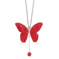 thumbnail image 2 of Fairnull Sparkling Butterfly Pendant Car Rear View Mirror Charm Elegant Faux Crystal Pendant for Car Decoration And Home, 2 of 11