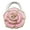 Pink, variant on Elegant Foldable Handbag Hook Flower Design Table Holder Portable Desk Purse Hanger Metal