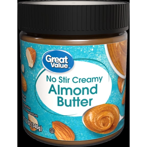 GV Creamy Almond Butter No Stir 12oz