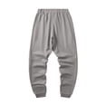 thumbnail image 4 of Pantalones largos para hombre, informales, para uso diario, para exteriores, playa, holgados, ligeros y transpirables, de poliéster., 4 of 7