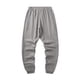thumbnail image 4 of Pantalones largos para hombre, informales, para uso diario, para exteriores, playa, holgados, ligeros y transpirables, de poliéster., 4 of 7