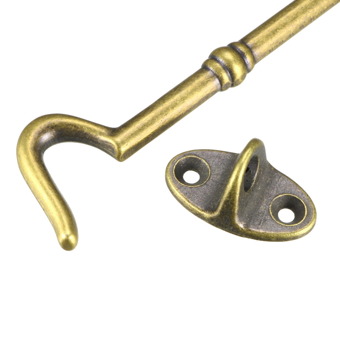 *2 Pack* 6.5" Oil Rubbed Bronze High Qualify Cabin Hook And Latches 