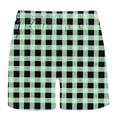 thumbnail image 3 of Maean Men's Big and Tall Sleepwear Shorts Pajama Bottom Lounge Plaid Elastic Waist Shorts with Pockets, 3 of 4
